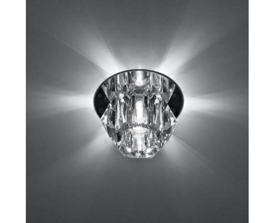 Встраиваемый светильник Feron JD40 прозрачный хром 3928 фото 1