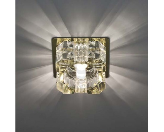 Встраиваемый светильник Feron JD61 прозрачный хром 3708 фото 1