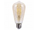 Светодиодная лампа Feron LB-764 ST64 золото 4W E27 2700K EDISON 5782