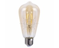 Світлодіодна лампа Feron LB-764 ST64 золото 4W E27 2700K EDISON