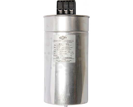 Самовосстанавливающийся цилиндрический конденсатор для коррекции коэффициента мощности Lifasa  40 кВАр, 400В (50 кВАр 440В) POLB44500SK