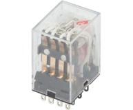 Реле промежуточное с LED-индикацией E.NEXT  e.control.p346L, 3А, 230В AC, на 4 группы контактов