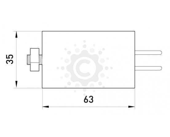 Кондeнсатор E.NEXT  capacitor.13, 13 мкФ l0420001 фото 1