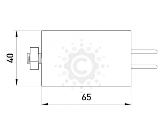 Кондeнсатор E.NEXT  capacitor.28, 28 мкФ l0420003 фото 1
