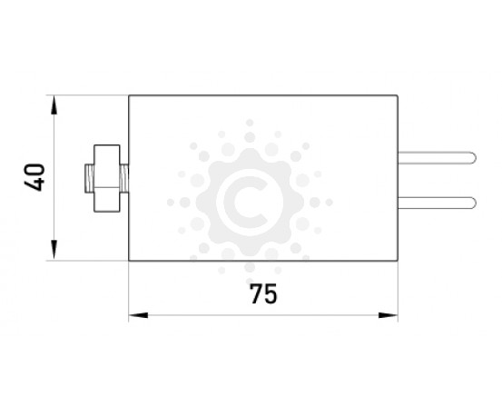 Кондeнсатор E.NEXT  capacitor.37, 37 мкФ l0420005 фото 1