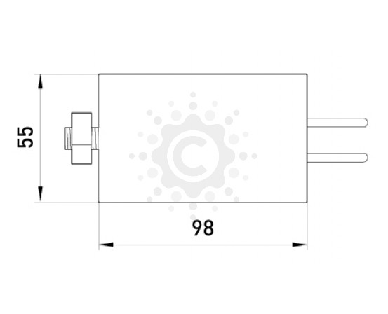 Кондeнсатор E.NEXT  capacitor.100, 100 мкФ l0420010 фото 1