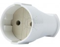 Гнездо штепсельное E.NEXT  e.socket.001.10.white, без з/к 10А 250В, белый p017001