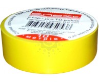 Изолента E.NEXT  e.tape.pro.10.yellow из самозатухающего ПВХ, желтая (10м)