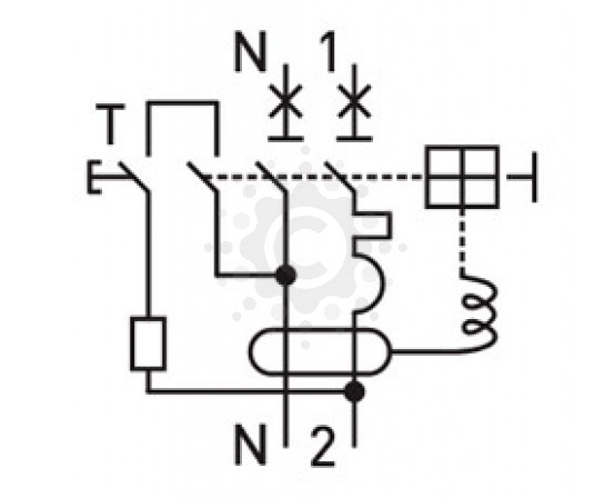 Выключатель дифференциального тока (дифавтомат) e.elcb.pro.2.C10.30, 2р, 10А, C, 30мА с разделенной рукояткой p0620001 фото 2