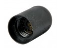 Патрон пластиковый E.NEXT e.lamp socket.E27.pl.black s9100009