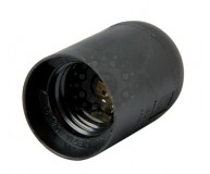 Патрон пластиковый E.NEXT e.lamp socket.E27.pl.black