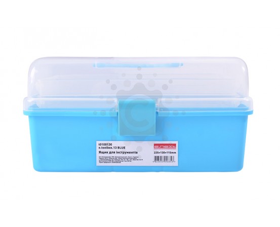 Ящик для инструментов, E.NEXT  e.toolbox.13 BLUE, 225х130х115мм t0100130 фото 2