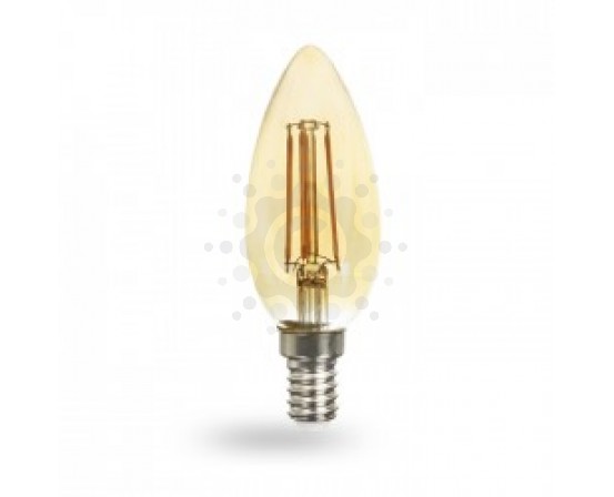 Світлодіодна лампа Feron LB-158 золото 6W E14 2200K 5625