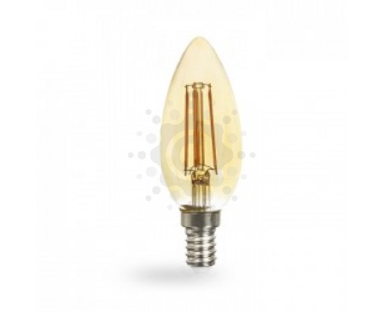 Світлодіодна лампа Feron LB-58 золото 4W E14 2200K 5627
