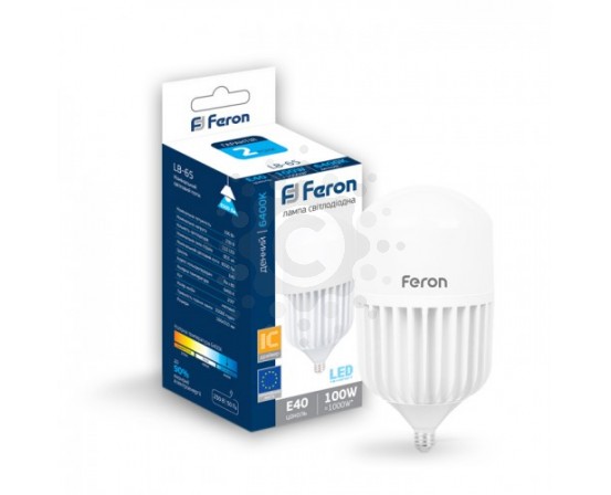 Світлодіодна лампа Feron LB-65 100W E27-E40 6400K 5618 фото 1