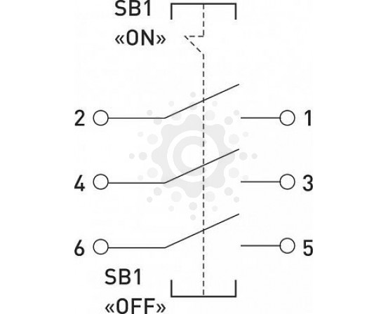 Кнопковий пост металевий E.NEXT e.mb.stand.xal.06a 3 фази, 6А, On-Off s006023 фото 1