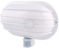 Світильник настінний з датчиком руху E.NEXT e.sensor.lum.69.e27.white (білий) 180 °, IP44