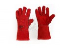 Перчатки краги сварщика р10,5 (длина 35см) (красные) СИЛА 481227