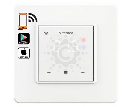 Терморегулятор terneo sx Wi-Fi 16А 3000 ВА білий 4820120221200